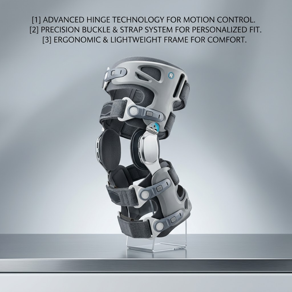 Zazivibecosh OA Unloader Knee Brace - Lightweight Low-Profile Support for Arthritis Pain Relief - Medial & Lateral Meniscus Injury & Osteoarthritis Recovery for Men & Women