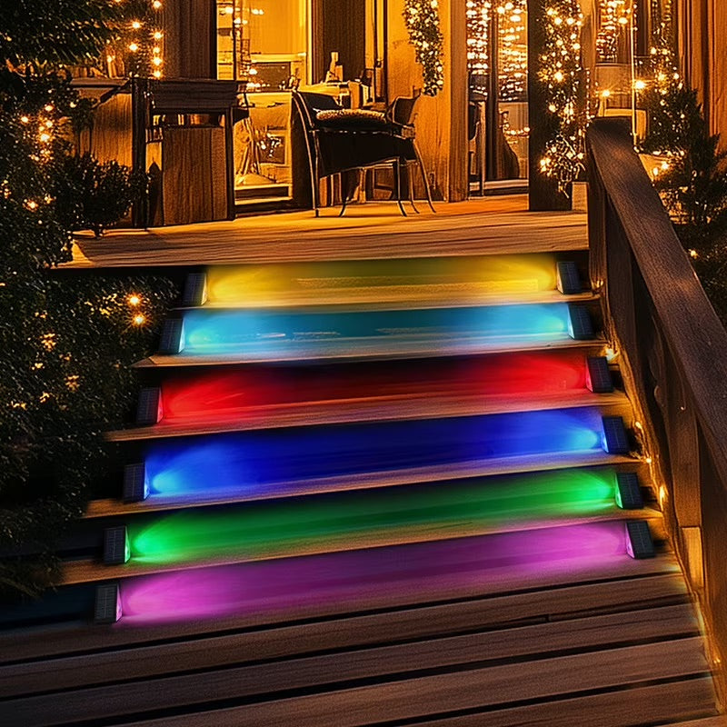 Orolaya® RGB Solar Step Stair Lights (Upsell)