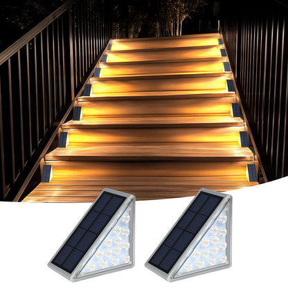 Orolaya® RGB Solar Step Stair Lights (Upsell)