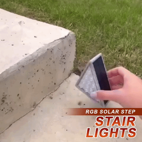 Orolaya® RGB Solar Step Stair Lights (Upsell)