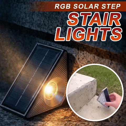 Orolaya® RGB Solar Step Stair Lights (Upsell)