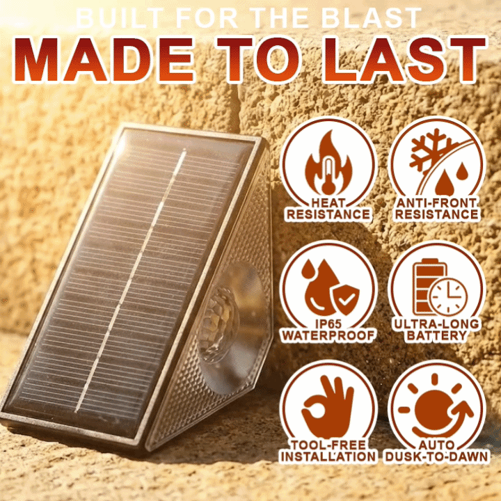 Orolaya® RGB Solar Step Stair Lights (Upsell)