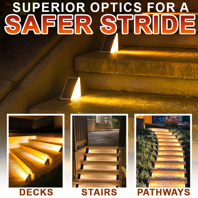 Orolaya® RGB Solar Step Stair Lights (Upsell)