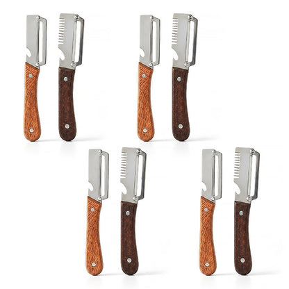 Orolaya® Easy-Grip Wooden Peeler & Veggie Shredder (Upsell)