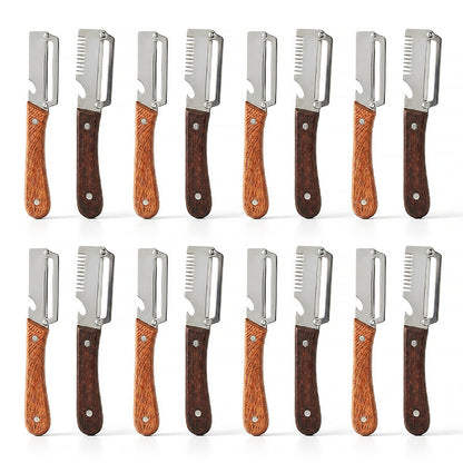 Orolaya® Easy-Grip Wooden Peeler & Veggie Shredder (Upsell)