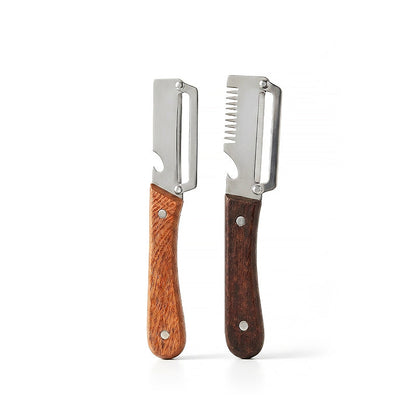 Orolaya® Easy-Grip Wooden Peeler & Veggie Shredder (Upsell)