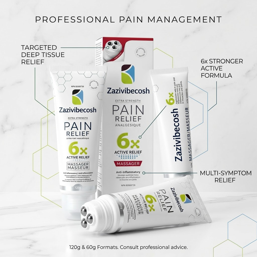 Zazivibecosh Natural Arnica Pain Relief Gel - Rapid Relief for Sore Muscles & Stiff Joints - Lightweight, Quick-Absorb Formula for Daily Recovery & Post-Workout Support