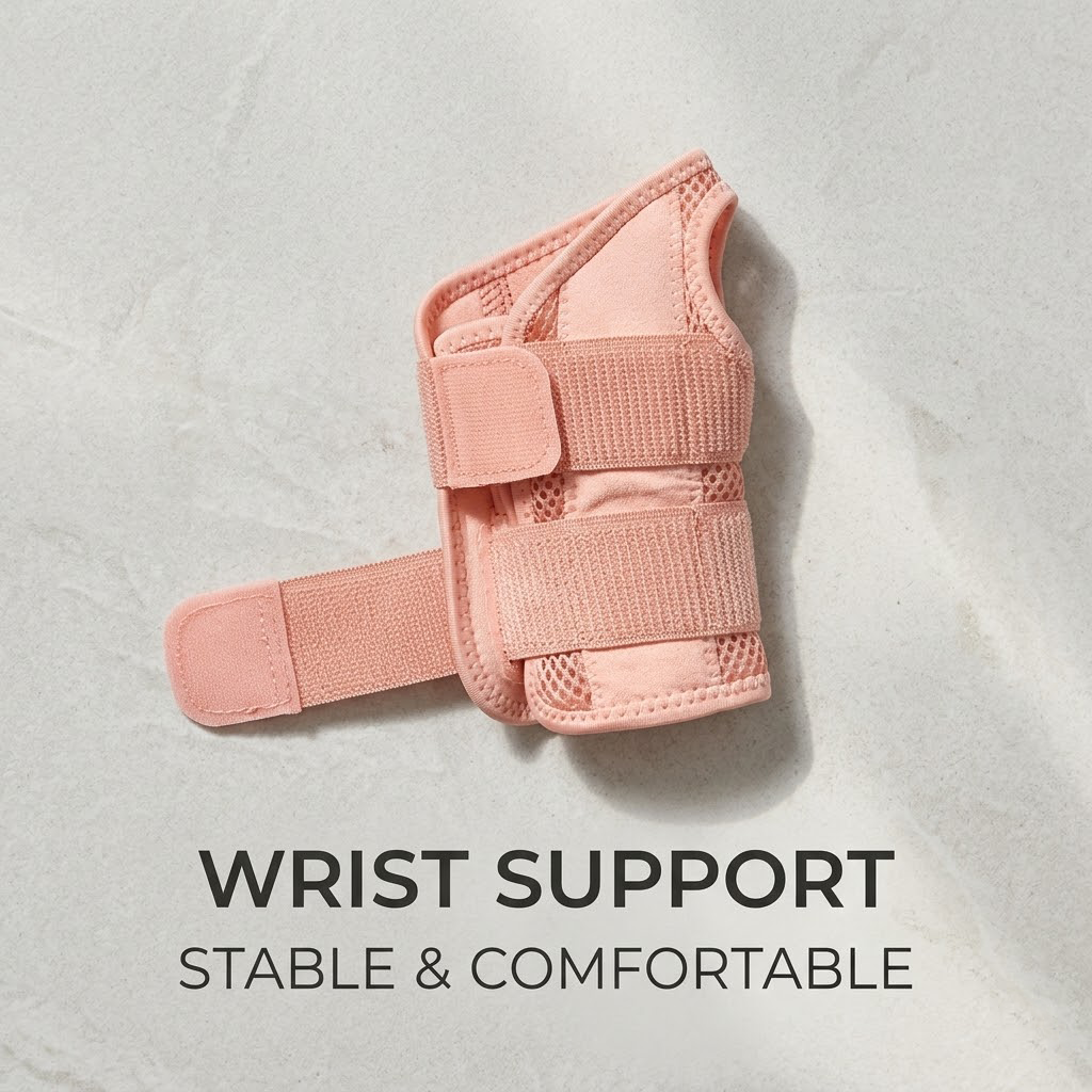 Zazivibecosh Wrist Support for Carpal Tunnel Relief - Night Sleep Wrist Splint & Arm Stabilizer for Men & Women, Adjustable Brace with Compression Sleeve (Fits Left or Right Hand)